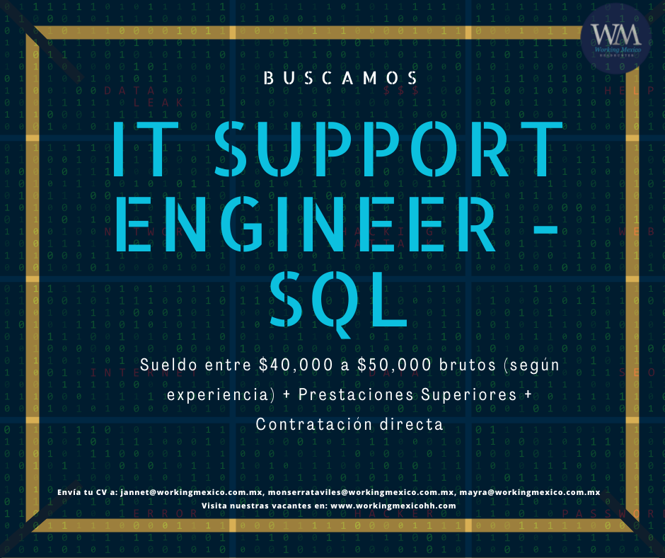 IT Support Engineer - SQL